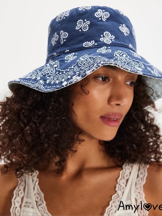 Free People Accessories - Free People Bandana Bucket Hat #41